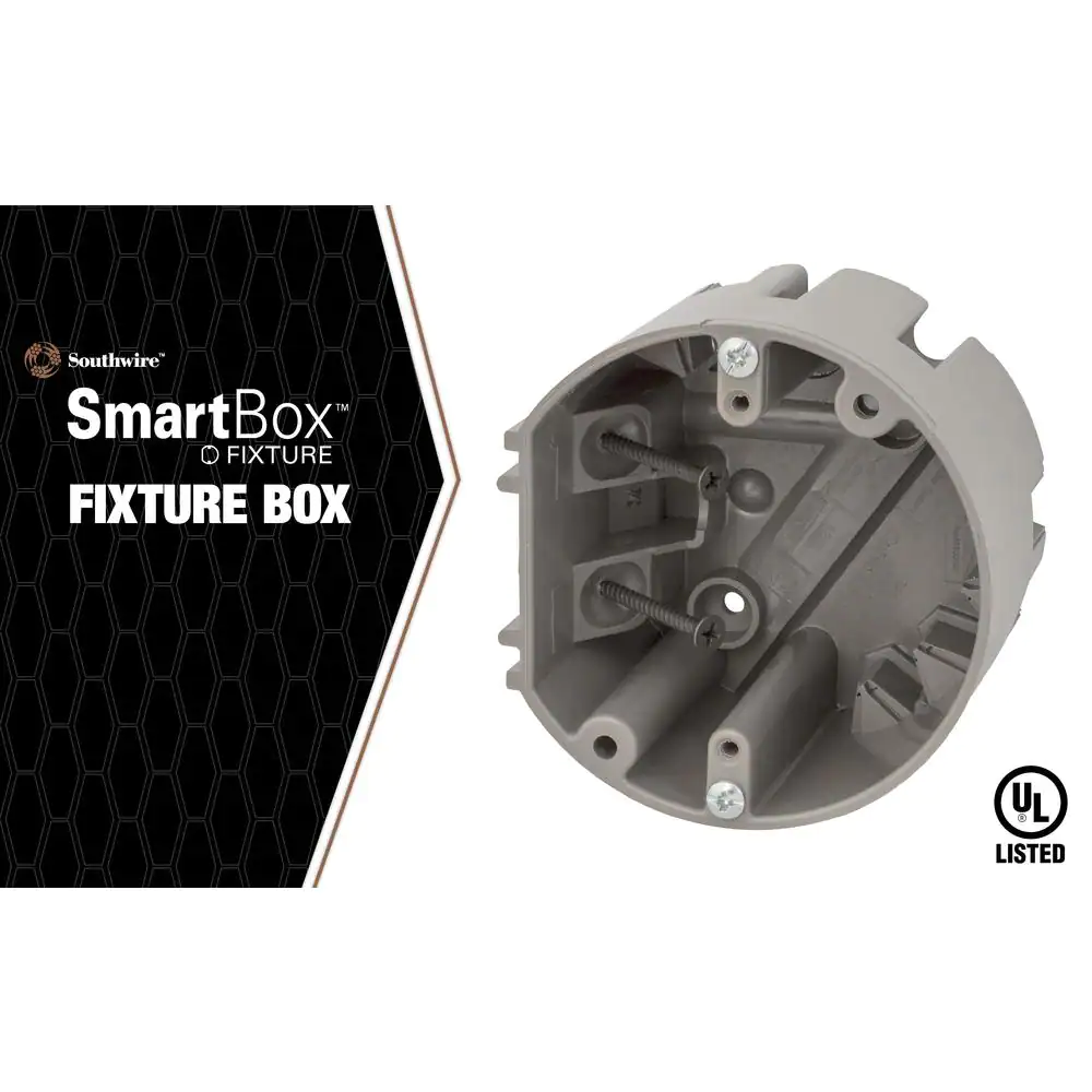 Southwire Smart Box Adjustable Depth 50 lbs. Ceiling Box Support