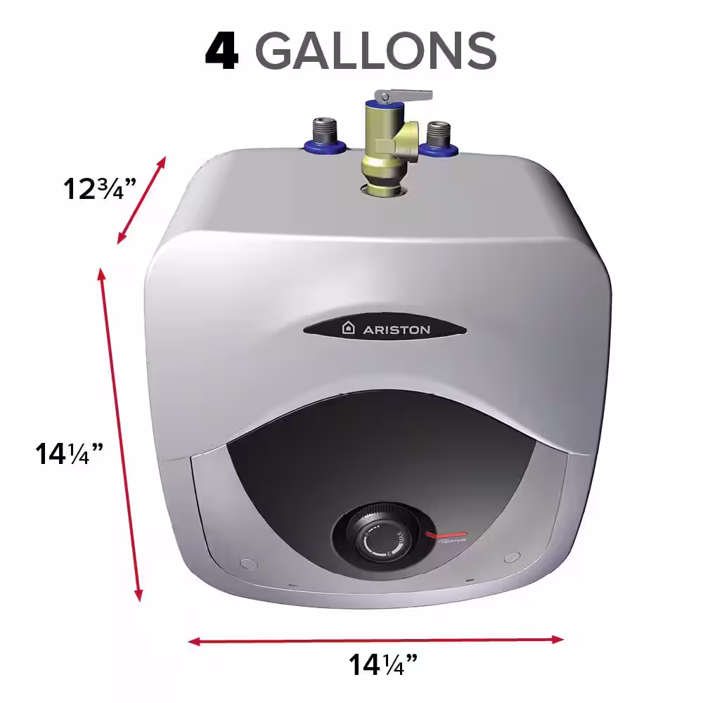 Ariston Andris 4 Gal. 6 Year 120-Volt Corded Point of Use Mini-Tank Electric Water Heater