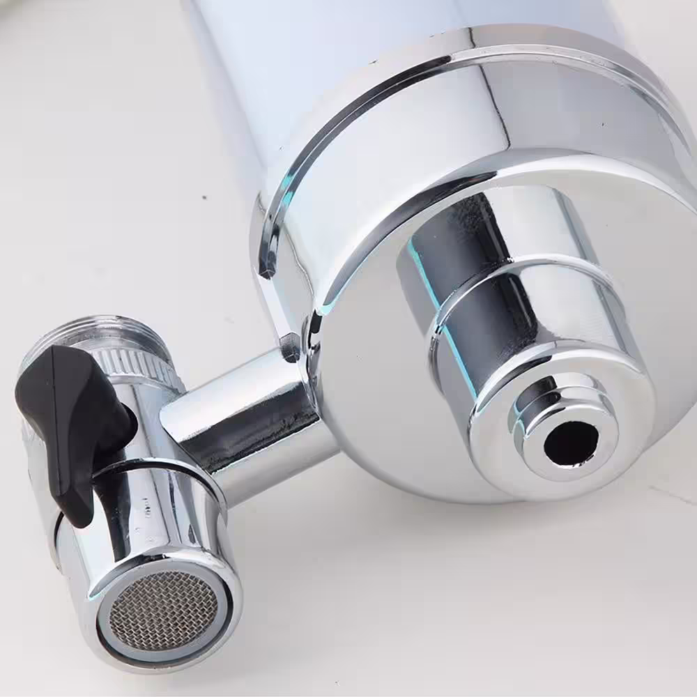 Little Luxury 3-Stage Faucet Mounted Water Filtration System in Chrome