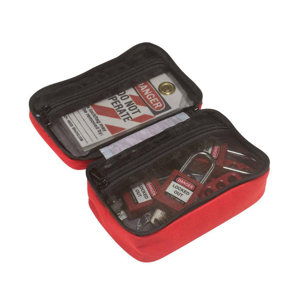 Ergodyne Arsenal 2-Compartment Small Parts Organizer, Red