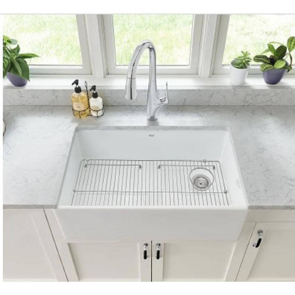 LaToscana 25.25 in. Fireclay Grid for Fireclay Sink FM03018001 in Stainless Steel