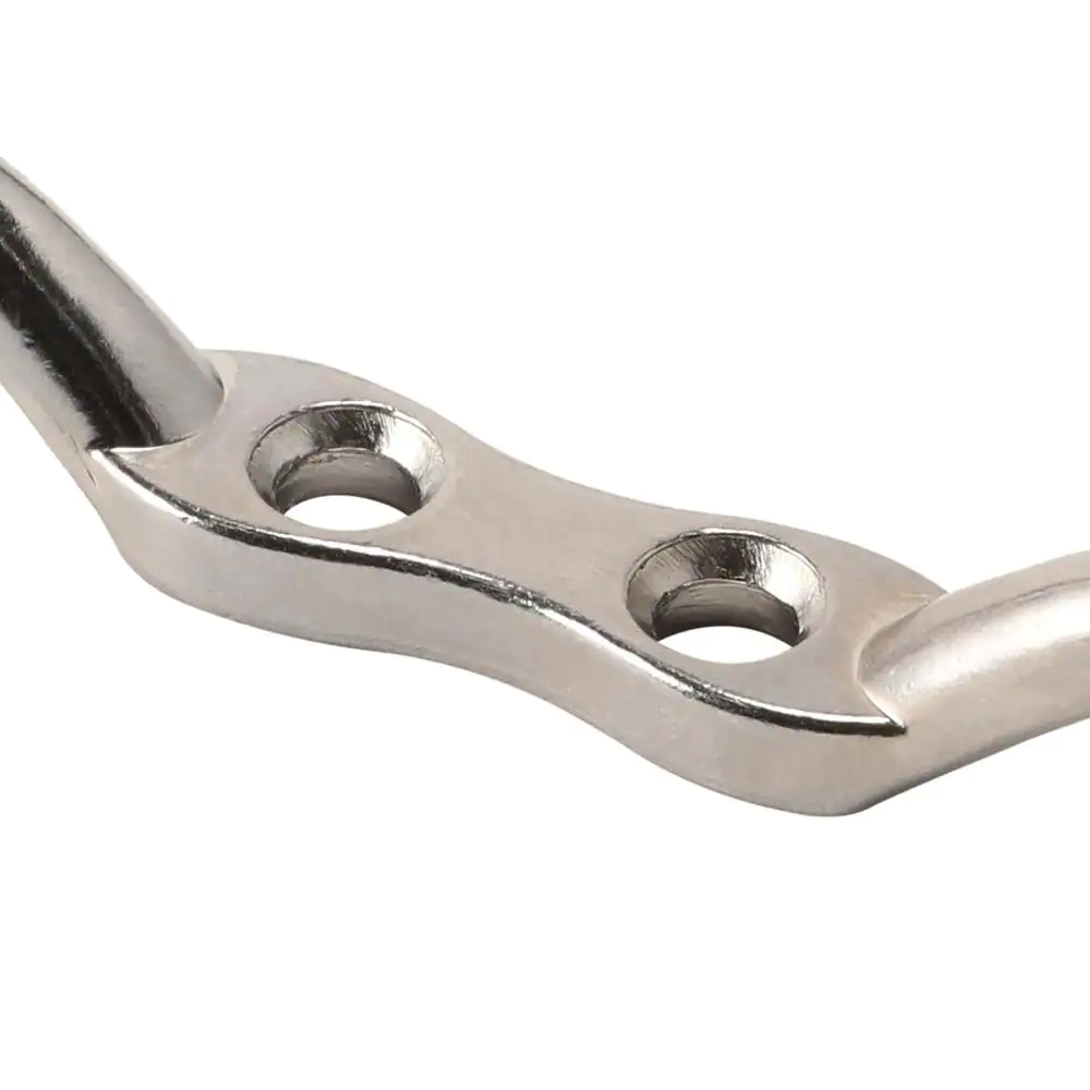 Everbilt 4-1/2 in. Chrome-Plated Rope Cleat