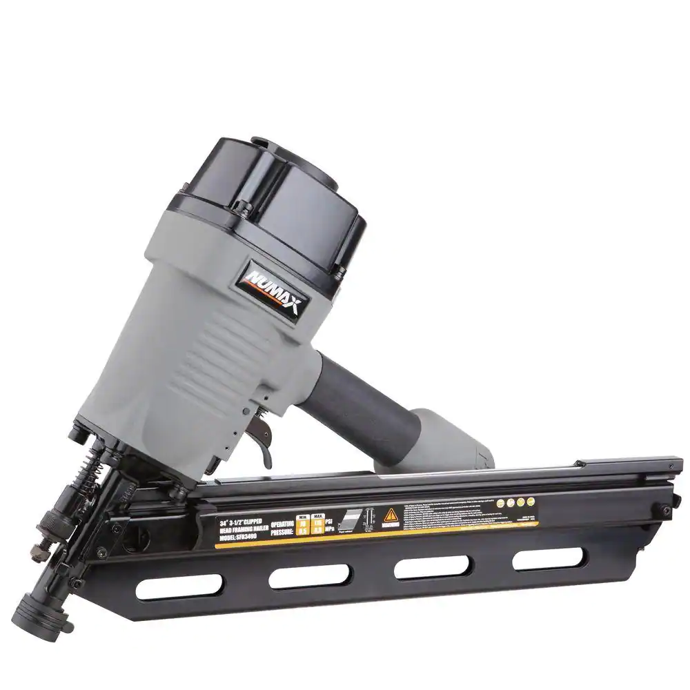 NuMax Pneumatic 34-Degree 3-1/2 in. Clipped Head Framing Nailer