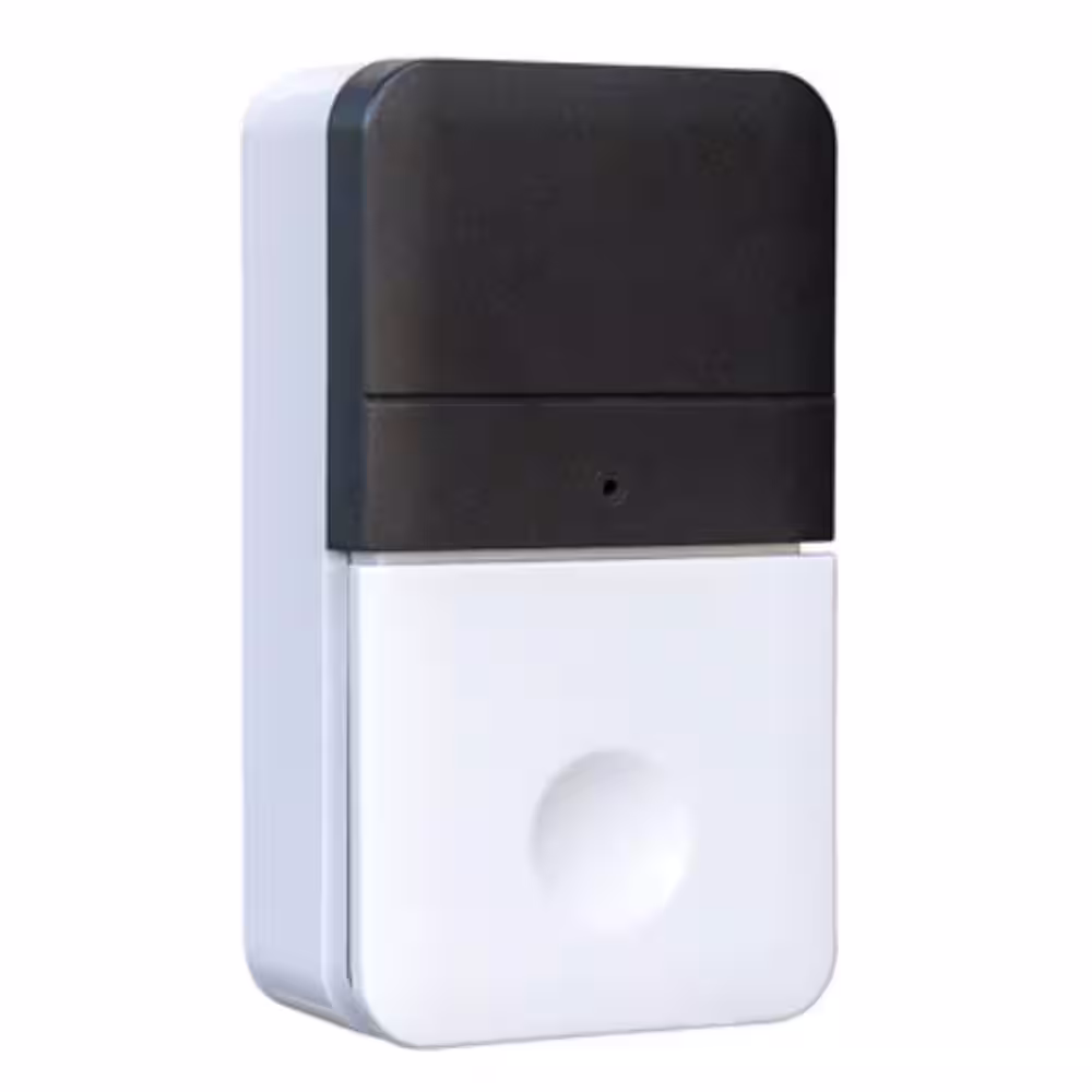 Heath Zenith Piezo Black/White Plastic Wireless Door Chime Kit