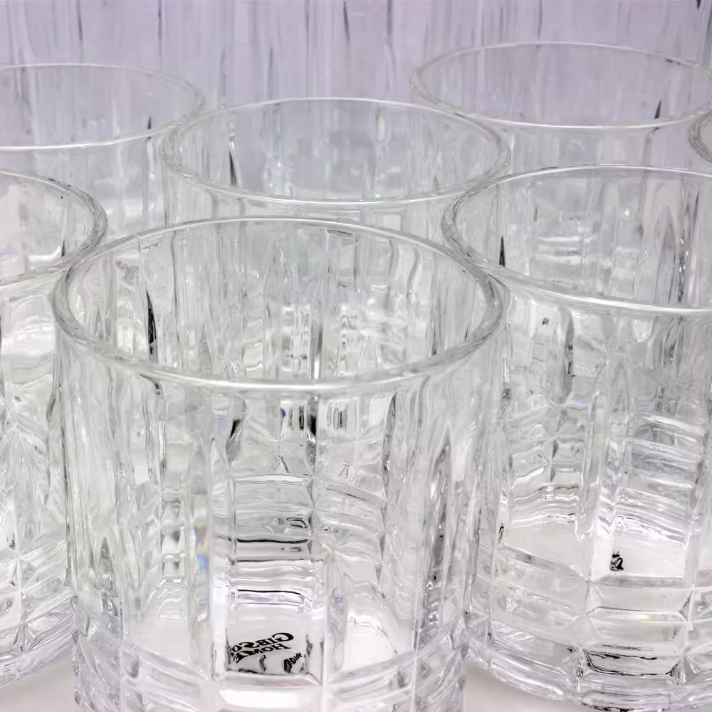 GIBSON HOME Jewelite 16-Piece Tumbler and Double Old Fashioned Glass Set