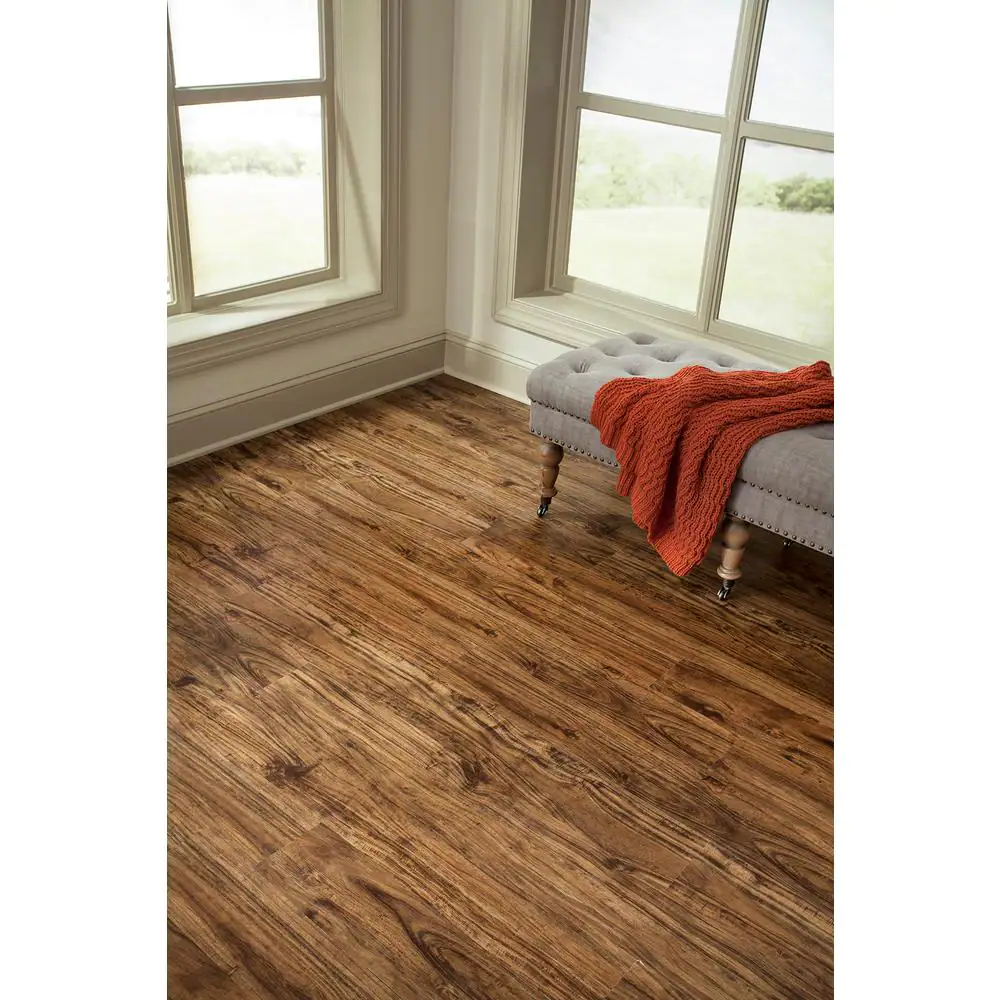 Islander Tiger Acacia 8 MIL x 5.9 in. W x 48 in. L Click Lock Waterproof Luxury Vinyl Plank Flooring (19.7 sqft/case)