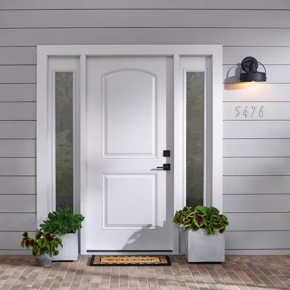 Everbilt 4 in. Plastic Reflective Nail-On House Number 2