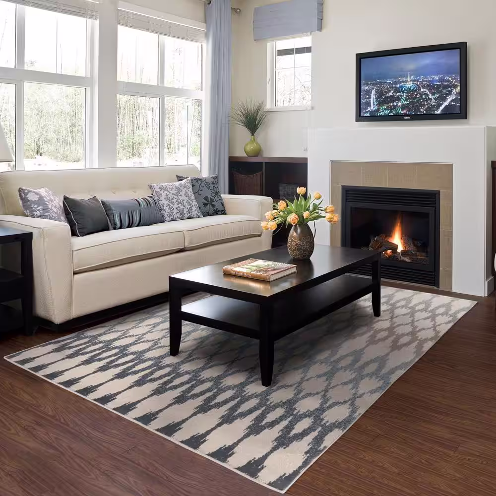 Home Decorators Collection Riverwood Beige 8 ft. x 10 ft. Area Rug