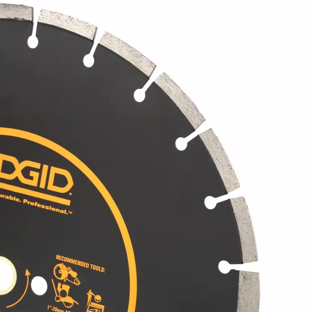 RIDGID 14 in. Dual-Purpose Walk-Behind Saw Diamond Blade