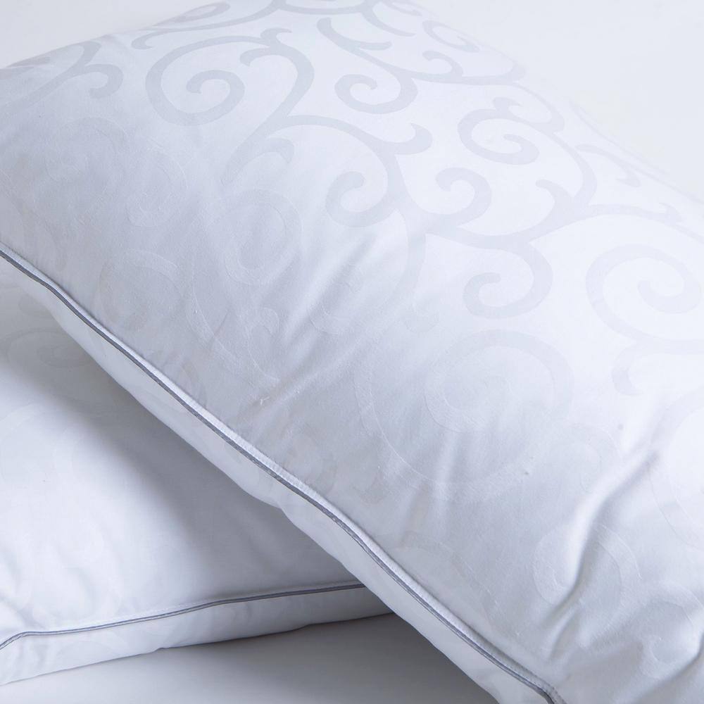 Candice Olson White Down Alternative Queen Pillows with Removable Cover (Set of 2)