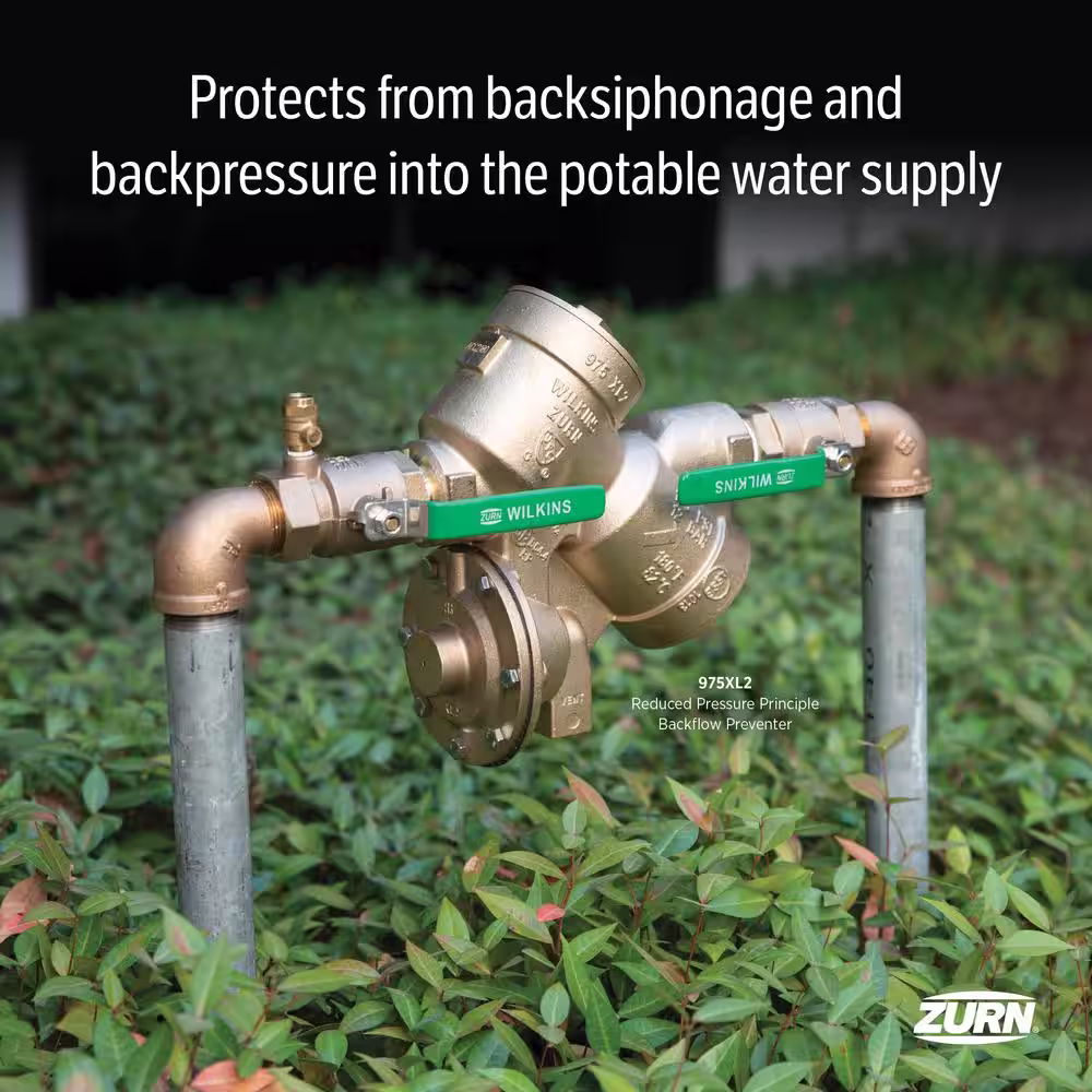 Wilkins 3/4 in. Brass Reduced Pressure Principle Backflow Preventer