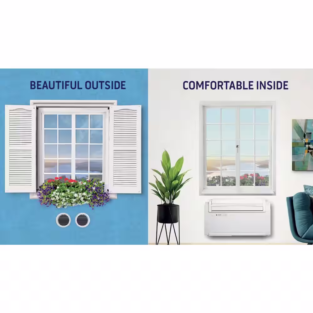 OLIMPIA SPLENDID Maestro 9 HP 9,000 BTU 115V Through-the-Wall Air Conditioner with Heat and Remote