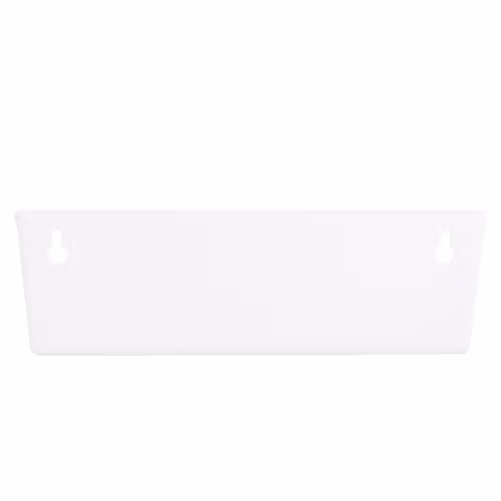 Rev-A-Shelf 3.813 in. H x 11 in. W x 2.125 in. D White Polymer Tip Out Sink Front Trays and Hinges