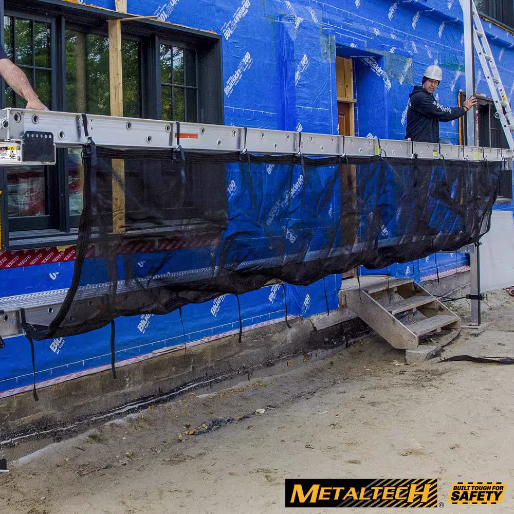 MetalTech Ultra-Jack 21 ft. 10 in. x 48 in. Polyethylene Safety Net for the Ultra-Jack and Pump Jack Systems