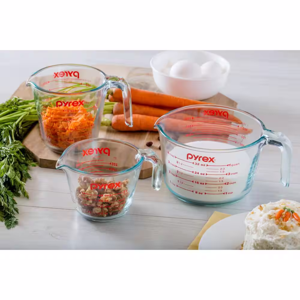 Pyrex 3-piece Measuring Cup Set