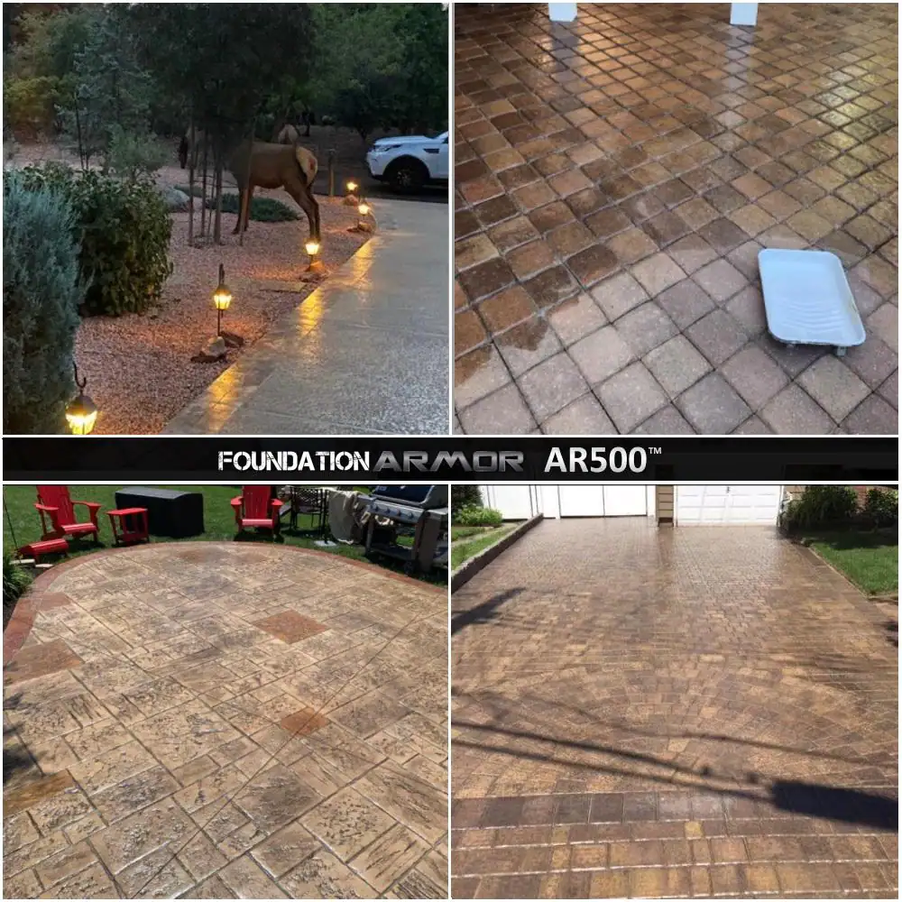 Foundation Armor 5 gal. Solvent Based Acrylic High Gloss Concrete Sealer and Paver Sealer