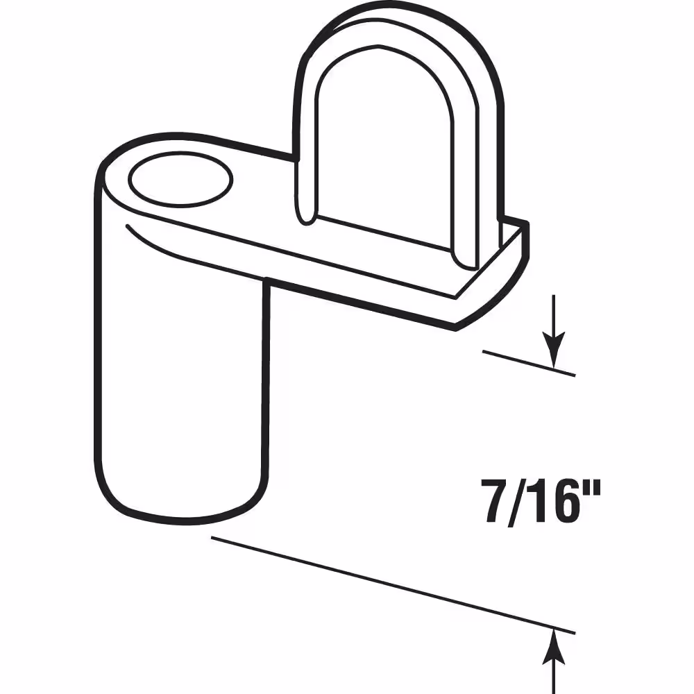 Prime-Line 7/16 in. Bronze Diecast Screen Clips (8-pack)