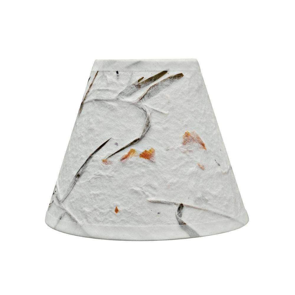 Aspen Creative Corporation 6 in. x 5 in. Off White Hardback Empire Lamp Shade (5-Pack)