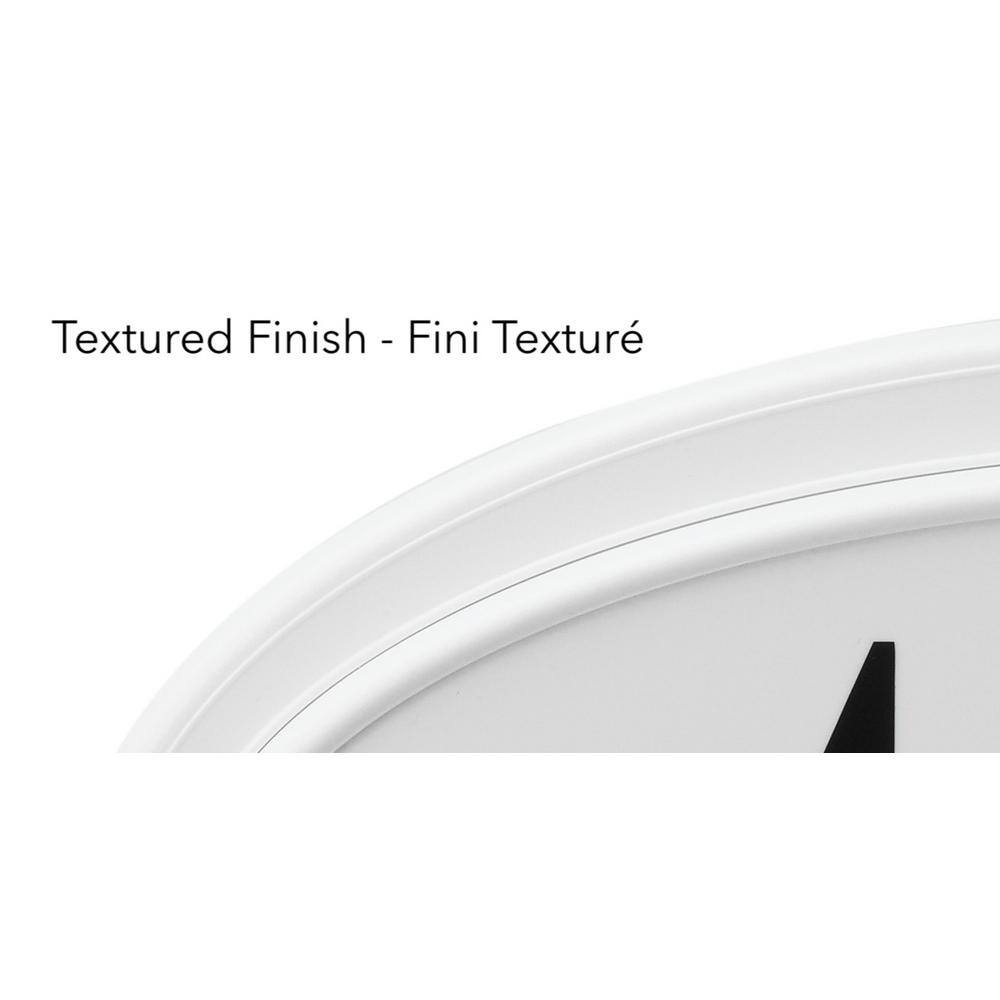 None Classic Oval Plastic White Address Plaque