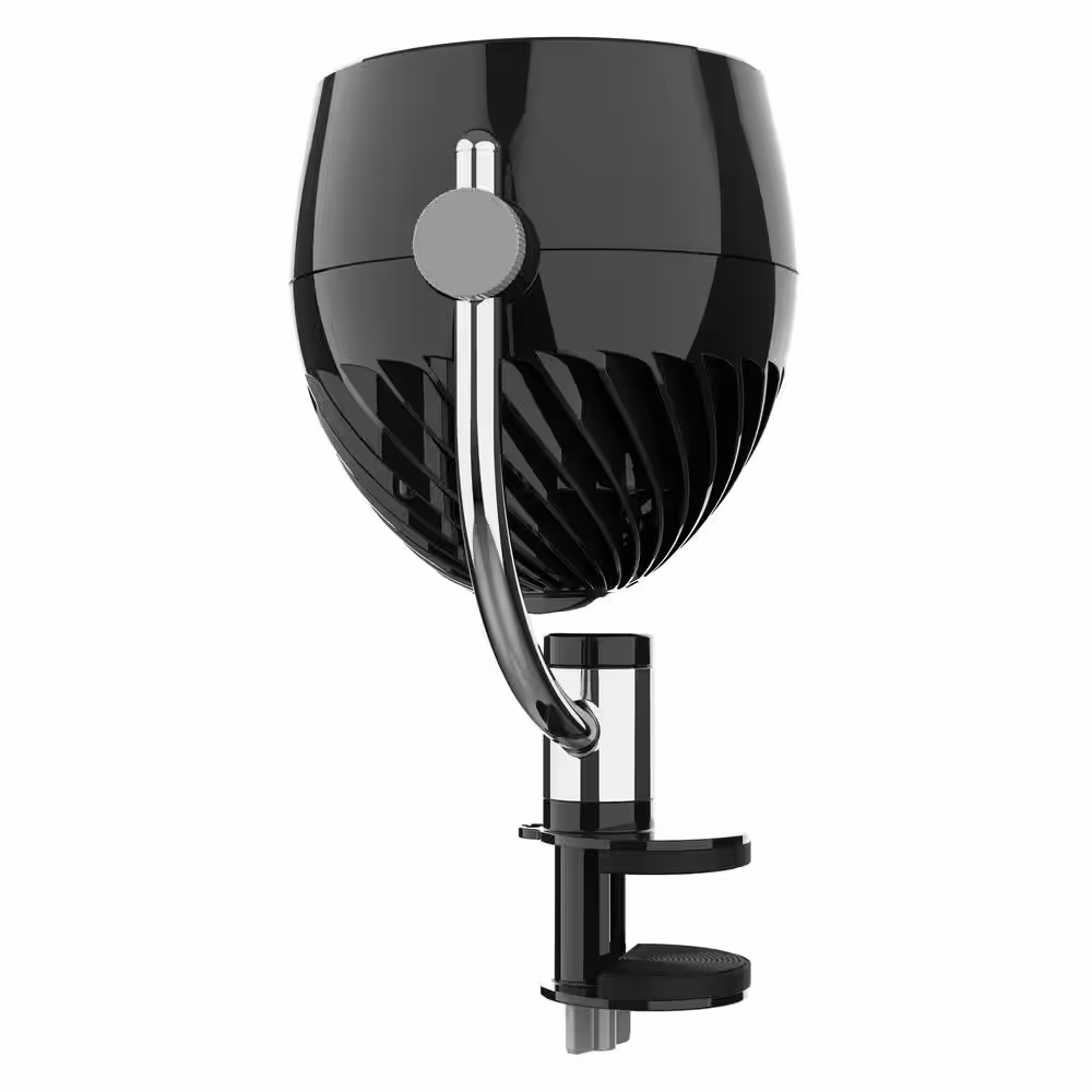 Vornado Pivot3C 5.8 in. Desktop Fan Air Circulator with Multi-Surface Mount, Black