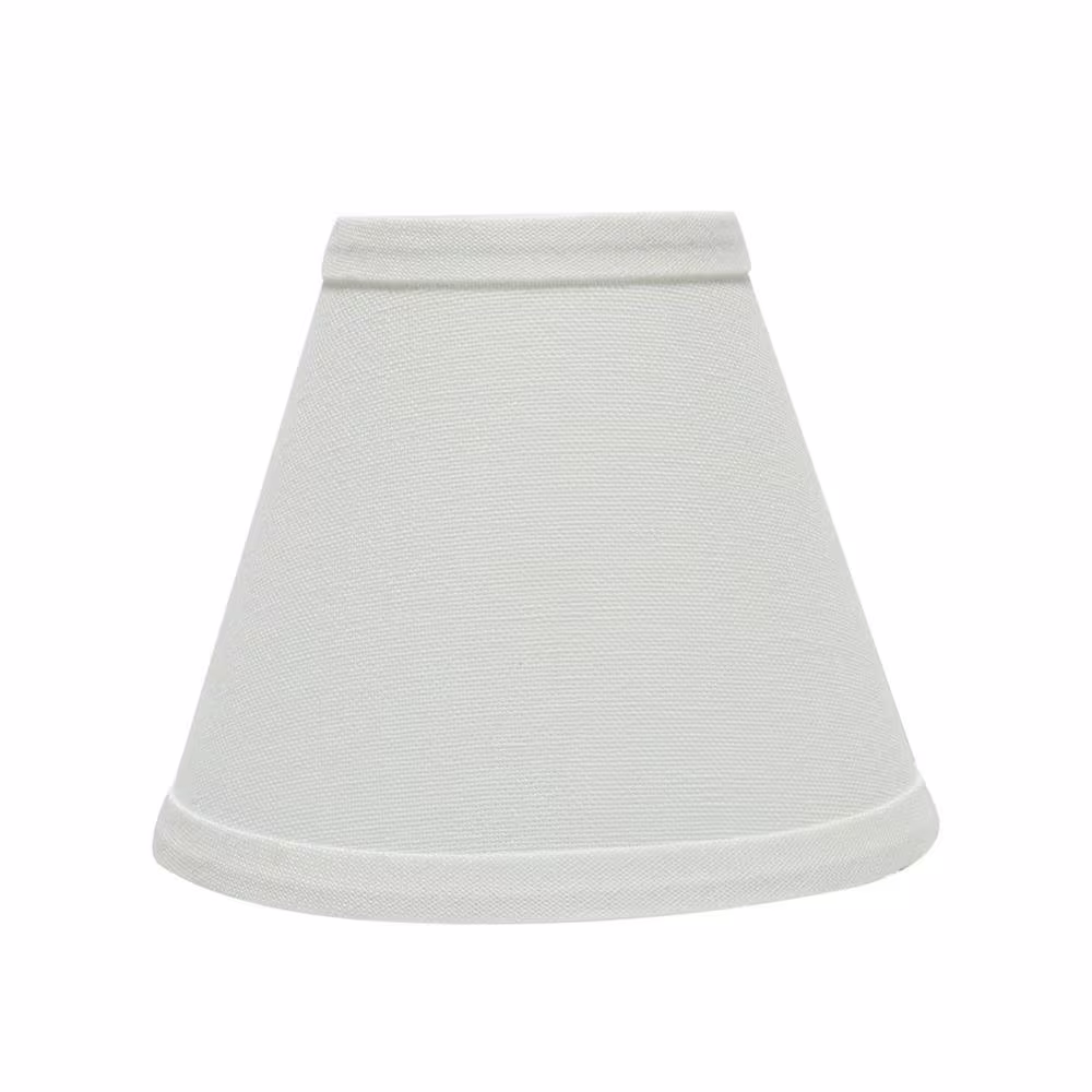 Aspen Creative Corporation 6 in. x 5 in. White Hardback Empire Lamp Shade (9-Pack)