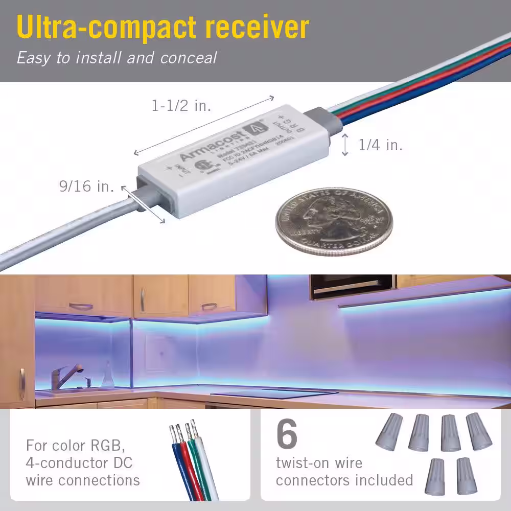 None RGB Color LED Remote Controller