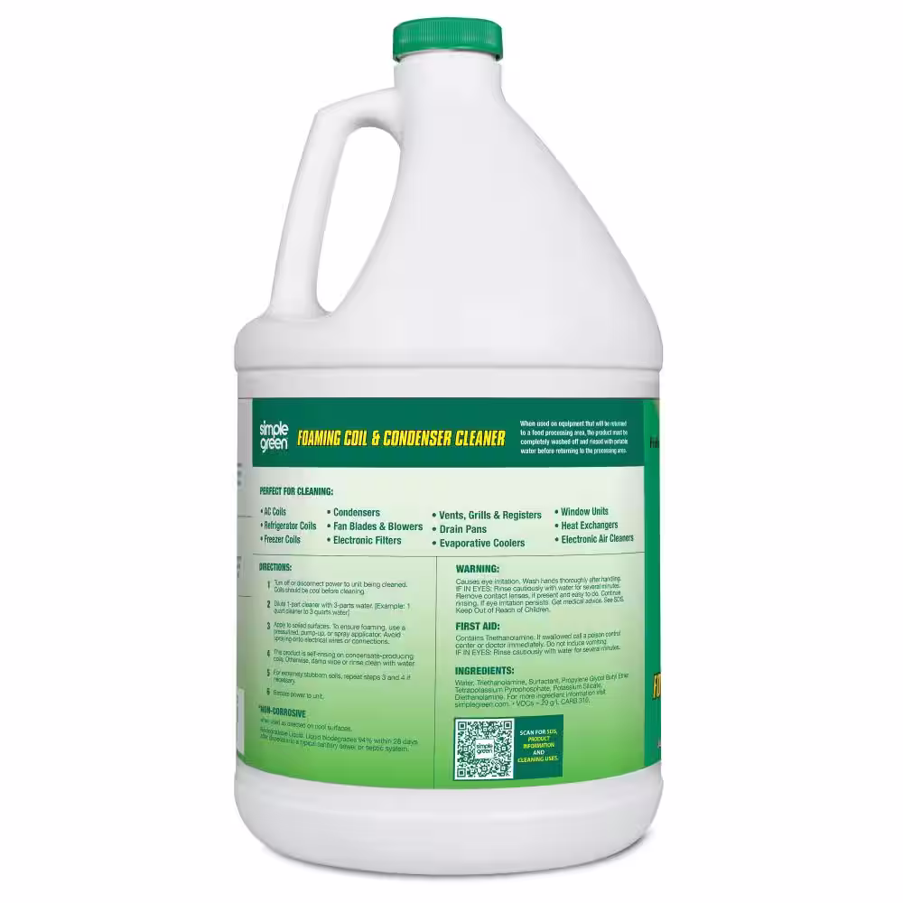 Simple Green 1 Gal. Foaming Coil and Condenser Cleaner