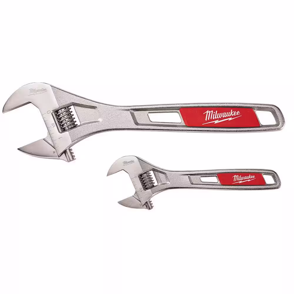 Milwaukee Professional Adjustable Wrench Set (4-Piece )