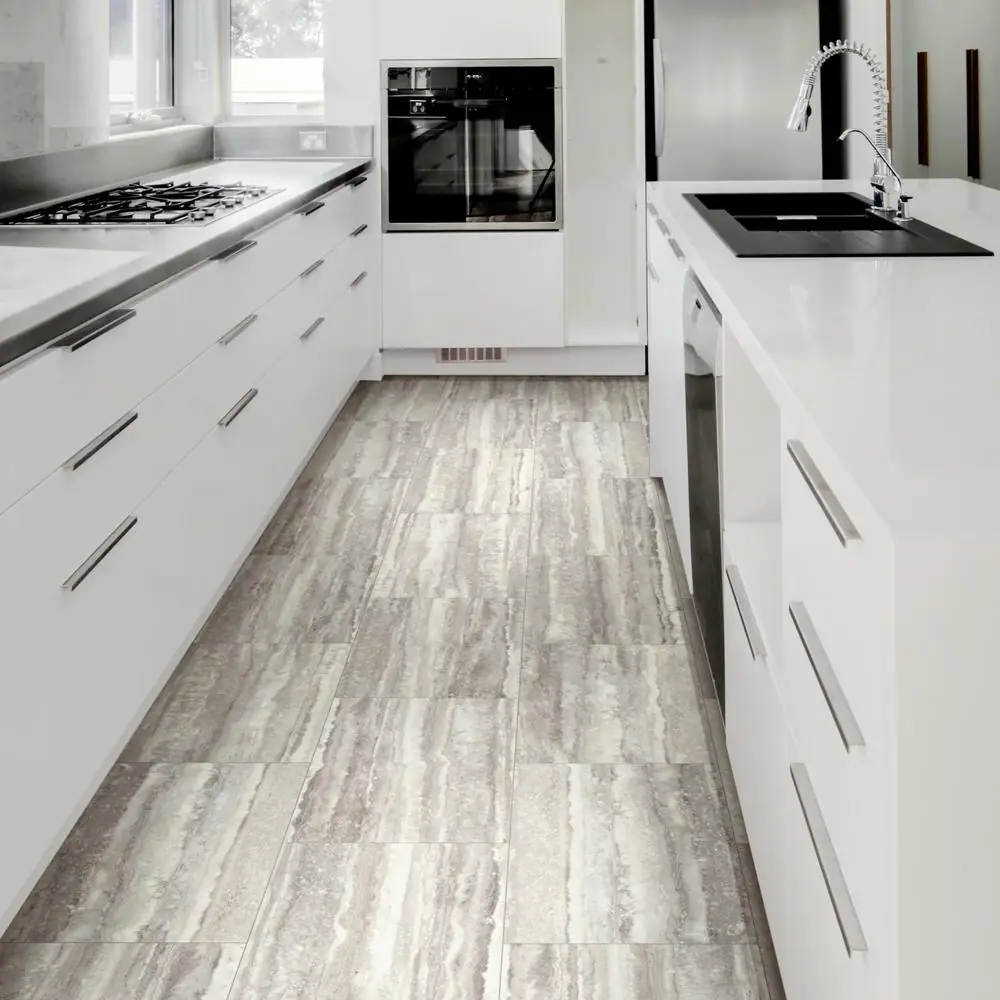 Shaw Vista Thatch 20 MIL x 12 in. W x 24 in. L Click Lock Waterproof Vinyl Tile Flooring (15.8 sqft/case)