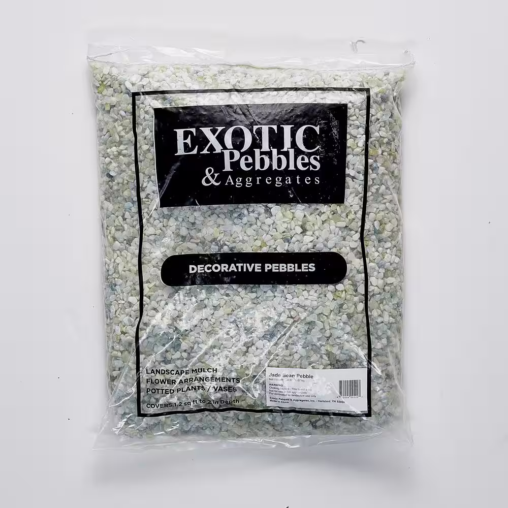 EXOTIC 1/5 in. Jade Bean Pebble (20 lbs. Bag)