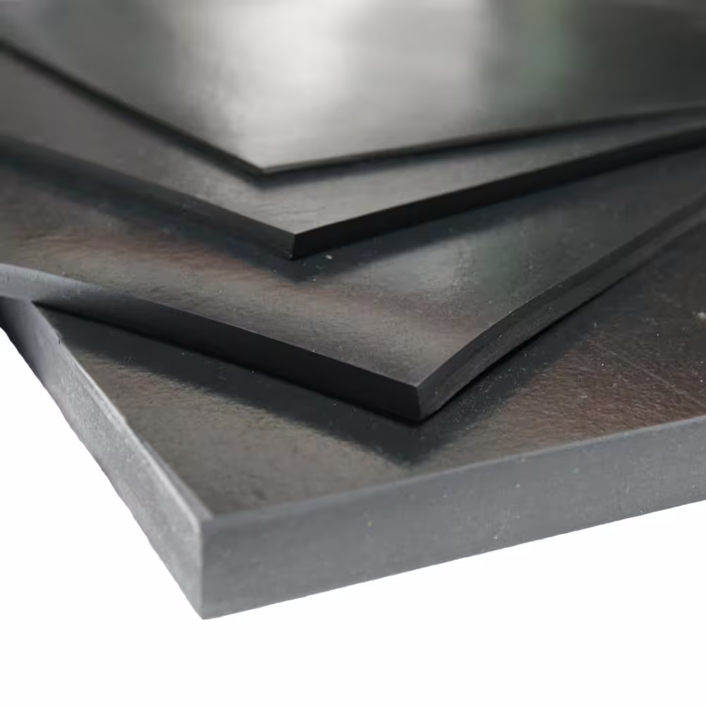 Rubber-Cal Neoprene 1/4 in. Thick x 36 in. Length x 192 in. Width Commercial Grade - 60A Rubber Sheet