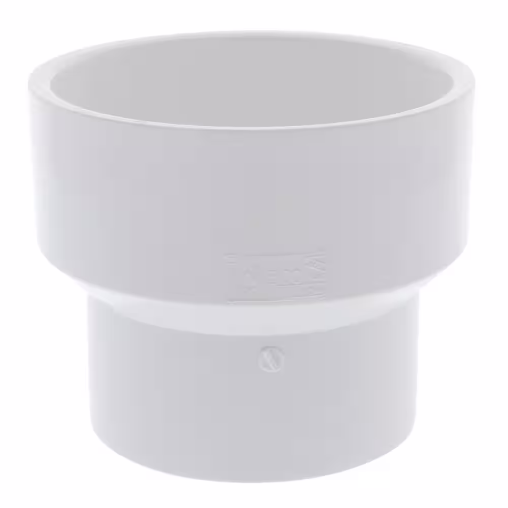 NIBCO 4 in. x 3 in. PVC DWV Hub x Hub Reducing Coupling