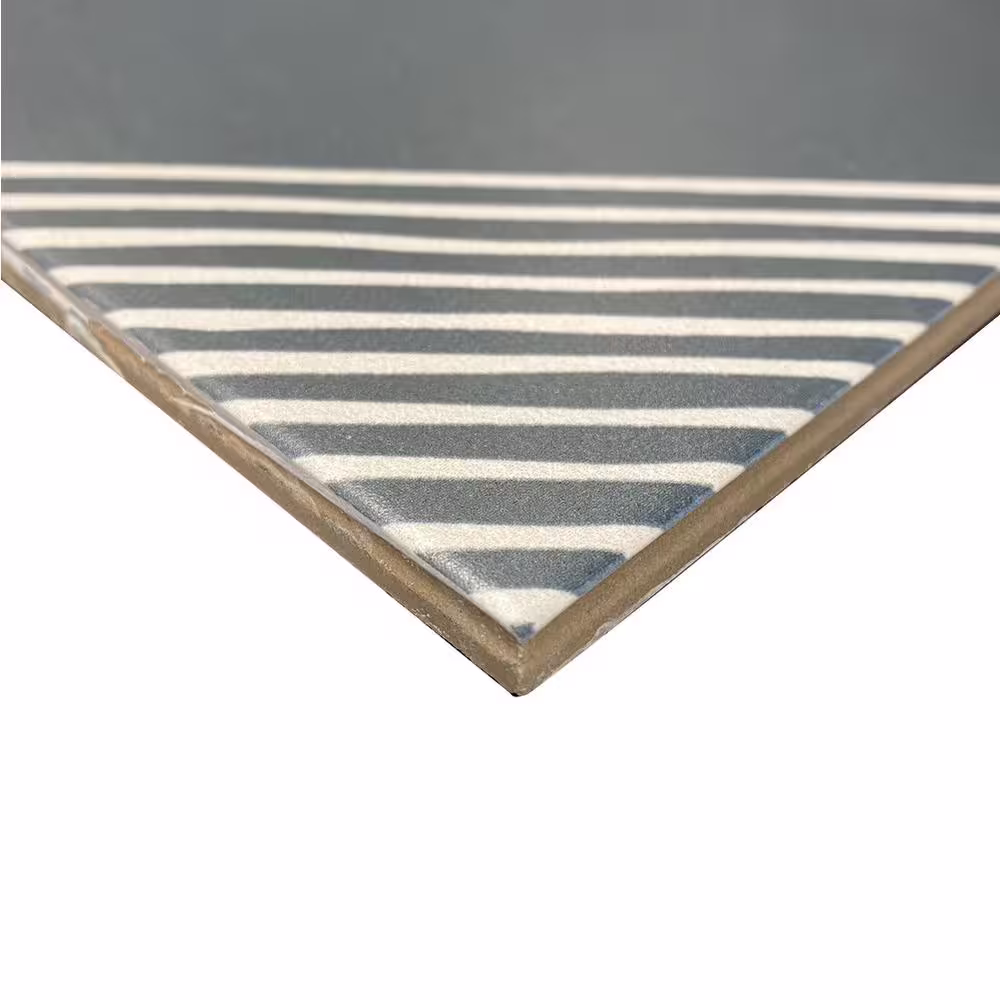 Roca Tribe Petrol Blue Diamond 8 in. x 8 in. Matte Ceramic Floor and Wall Tile (12.7 sq. ft. / Case)