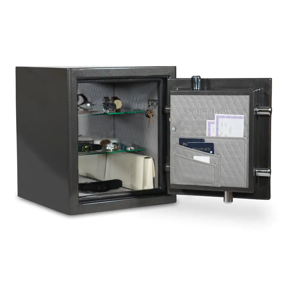 SANCTUARY Platinum 1.96 cu. ft. Fireproof/Waterproof Home and Office Safe w/ Electronic Lock, Dark Gray Metallic Finish