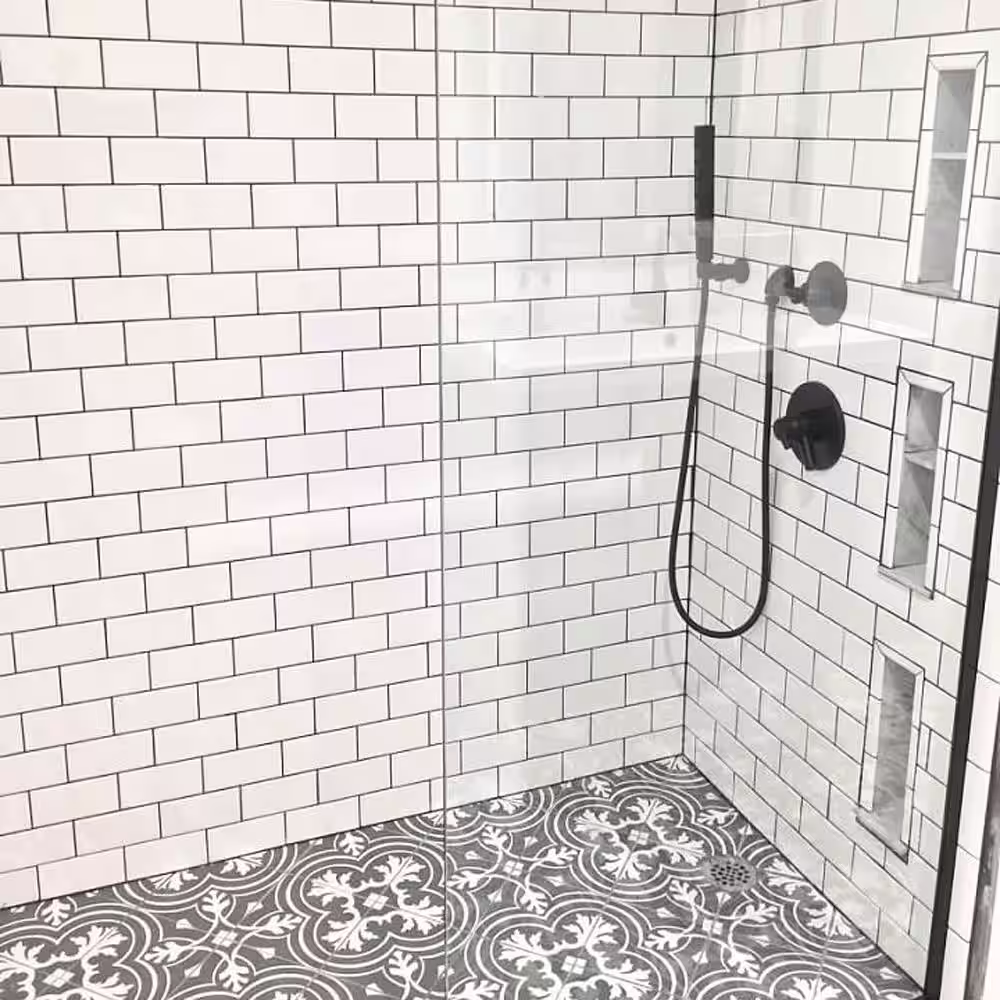 Merola Tile Twenties Classic 7-3/4 in. x 7-3/4 in. Ceramic Floor and Wall Tile (10.75 sq. ft./Case)