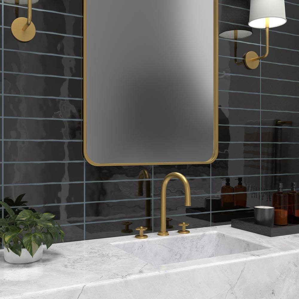 Marazzi Costa Clara Deep Sea 3 in. x 12 in. Glazed Ceramic Wall Tile (12 sq. ft./Case)