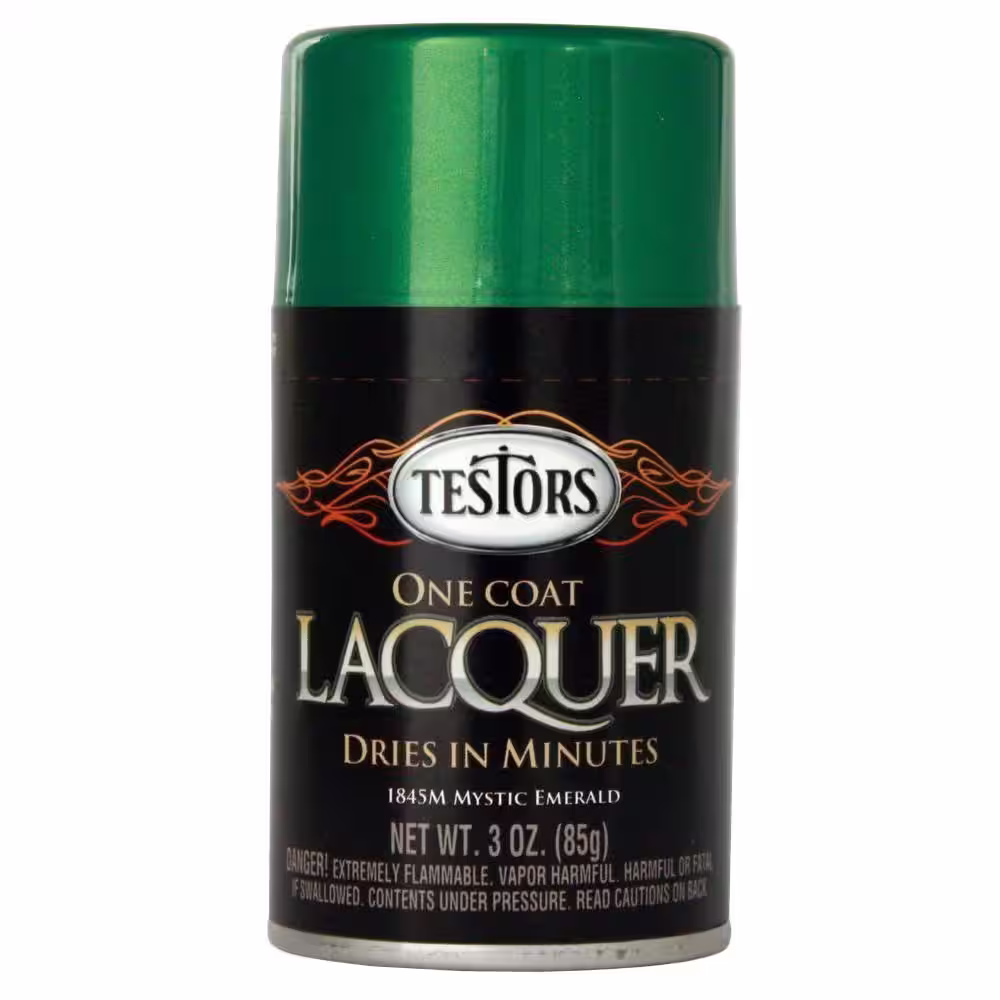 Testors 3 oz. Mystic Emerald Lacquer Spray Paint (3-Pack)