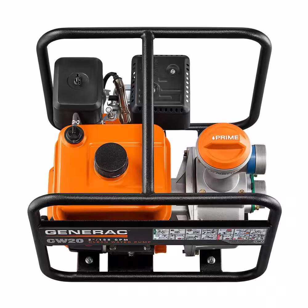 Generac 5 HP 2 in. Gas Powered Clean Water Pump