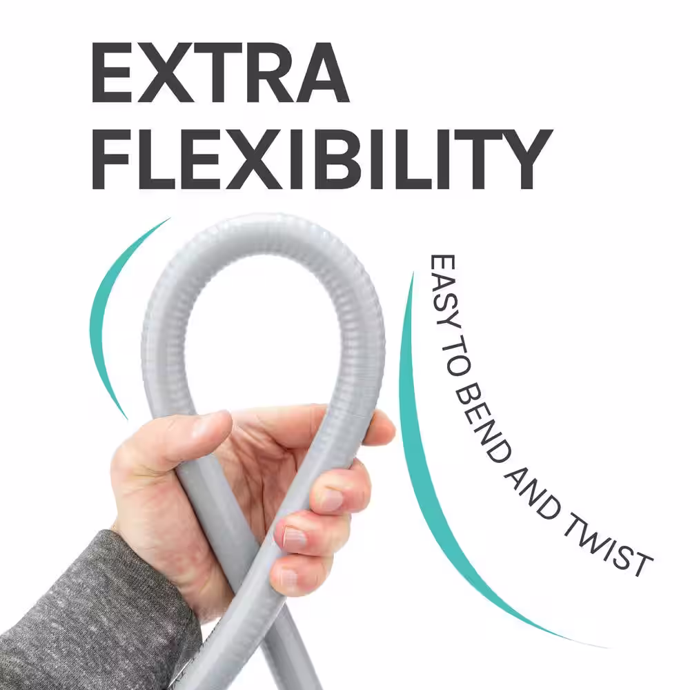 Cambridge 1/2 in. x 4 ft. 10/3 Flexible PVC Conduit A/C Whip Cable