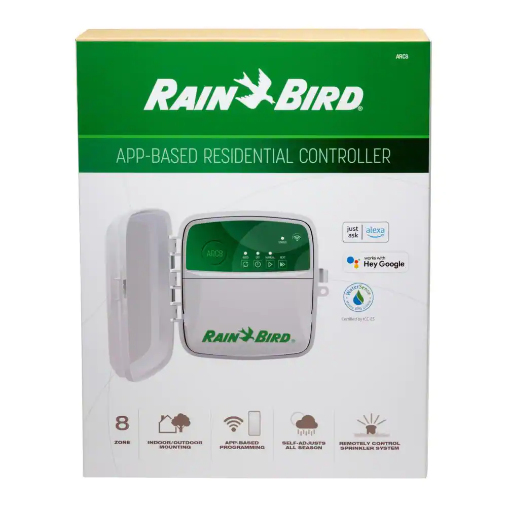 Rain Bird ARC8 8-Zone App Based Residential Irrigation Controller