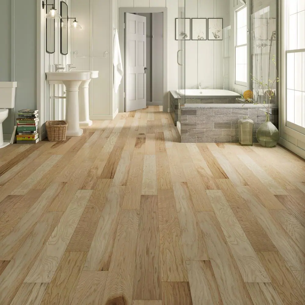 ACQUA FLOORS Jacoby Hickory 1/4 in. T x 5 in. W Waterproof Engineered Hardwood Flooring (16.7 sqft/case)