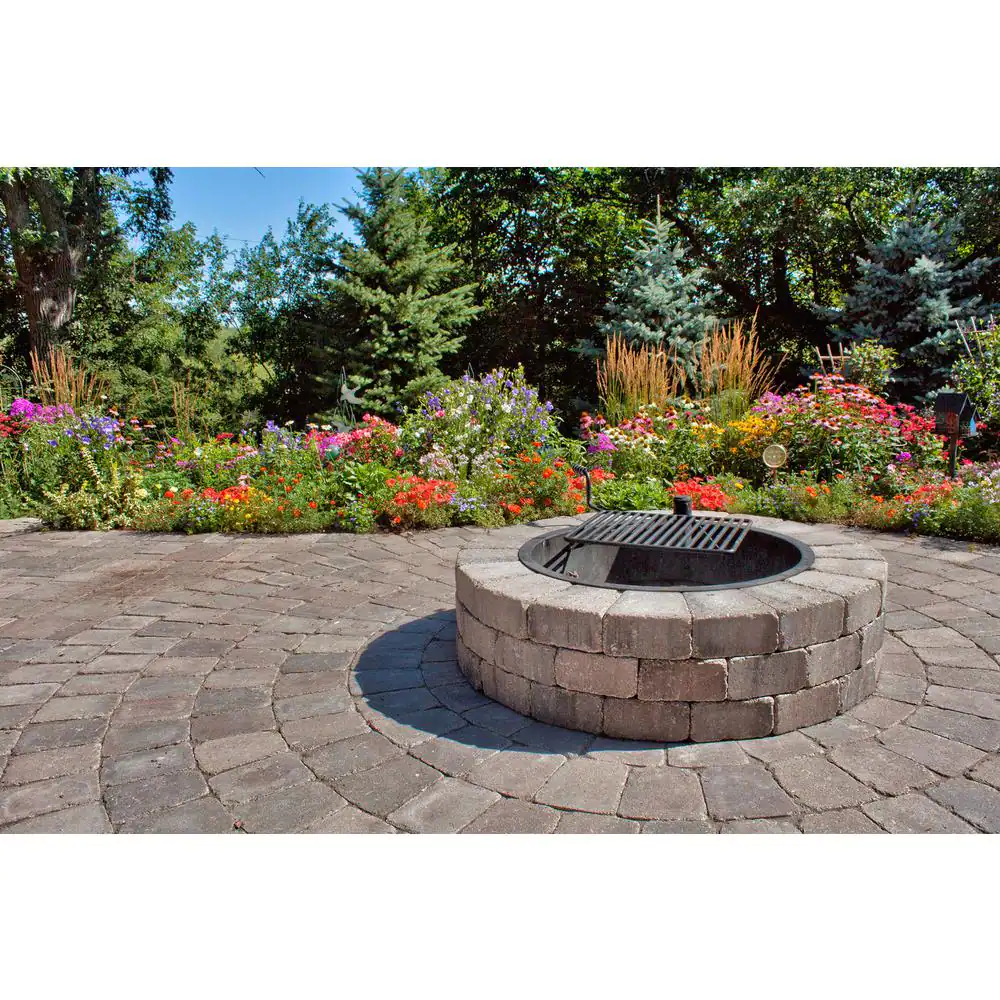 Necessories Grand 48 in. Fire Pit Kit in Santa Fe with Cooking Grate