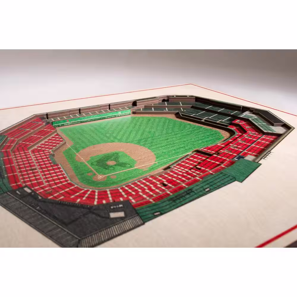YouTheFan MLB Boston Red Sox 5-Layer Stadiumviews 3D Wooden Wall Art