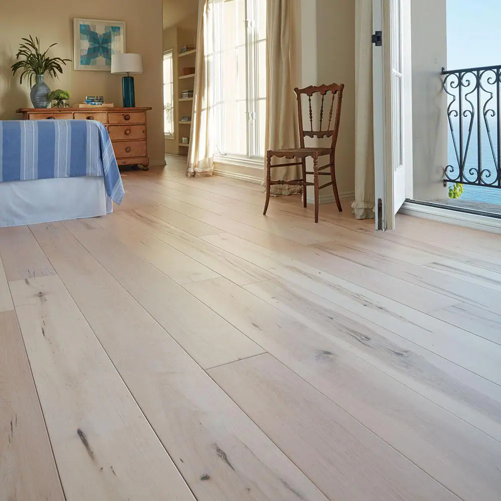 Malibu Wide Plank Manhattan Maple 1/2 in. T x 7.5 in. W Water Resistant Wire Brushed Engineered Hardwood Flooring (1398.6 sq. ft./pallet)