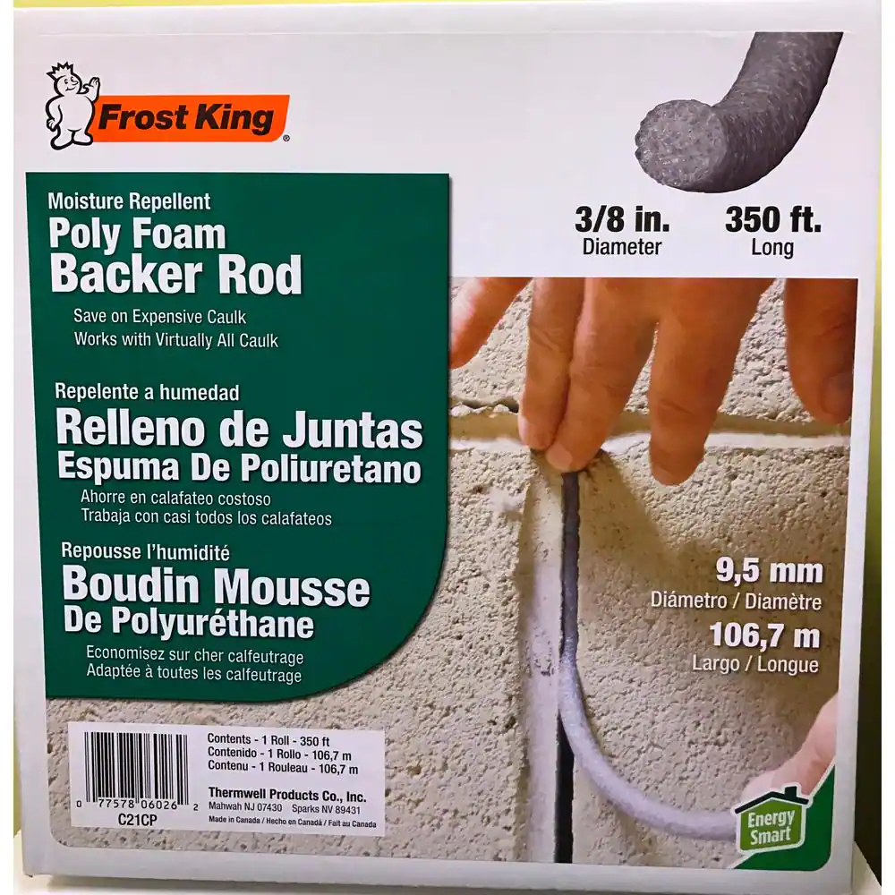 Frost King E/O 3/8 in. Dia x 350 ft. Contractor Pack Caulk Backer Rod