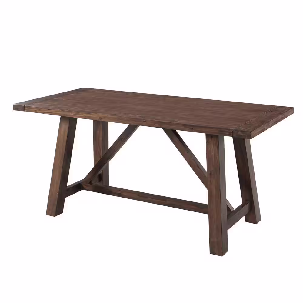 None Regan 6-Piece Dining Table Set with 4 Side Chairs and Bench