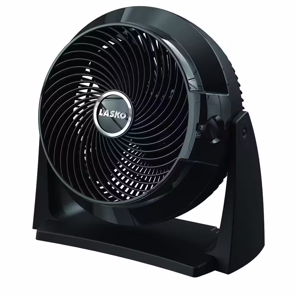 Lasko Air Flexor 10 in. 3-Speed Air Circulator Floor Fan with Airwave Technology