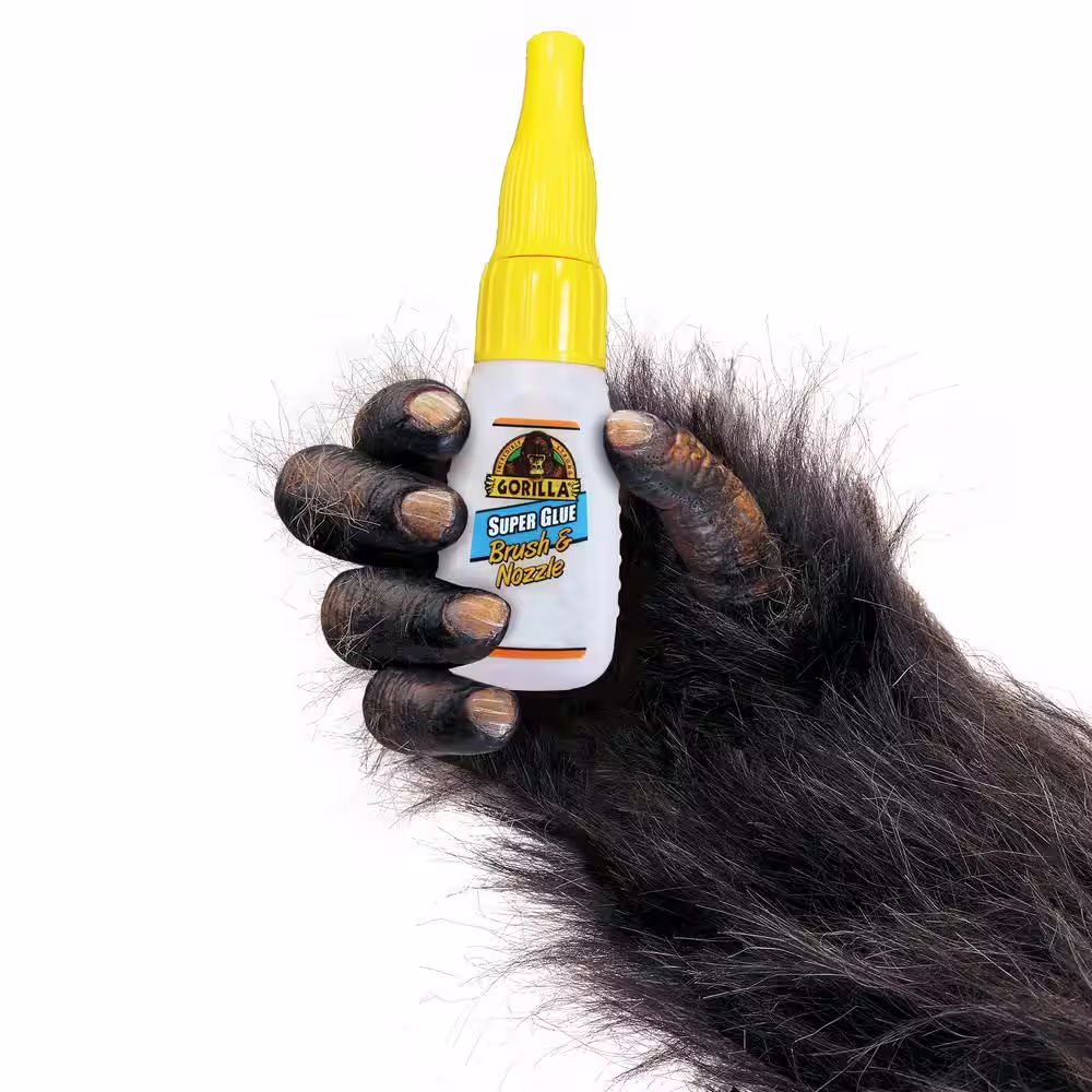 Gorilla Super Glue Brush and Nozzle 10g (10-Pack)