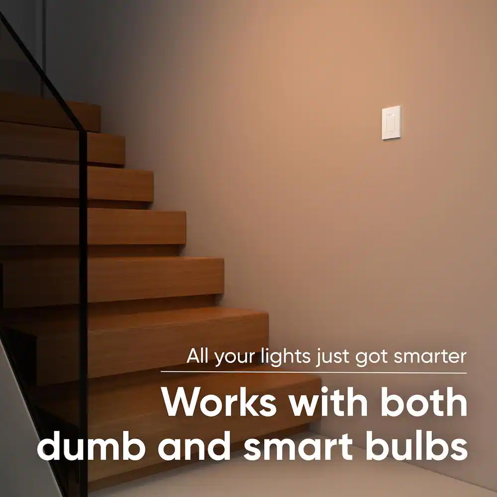 Wyze Smart 15 Amp Programmable Touch and Push Button Light Switch in White (3-Pack)