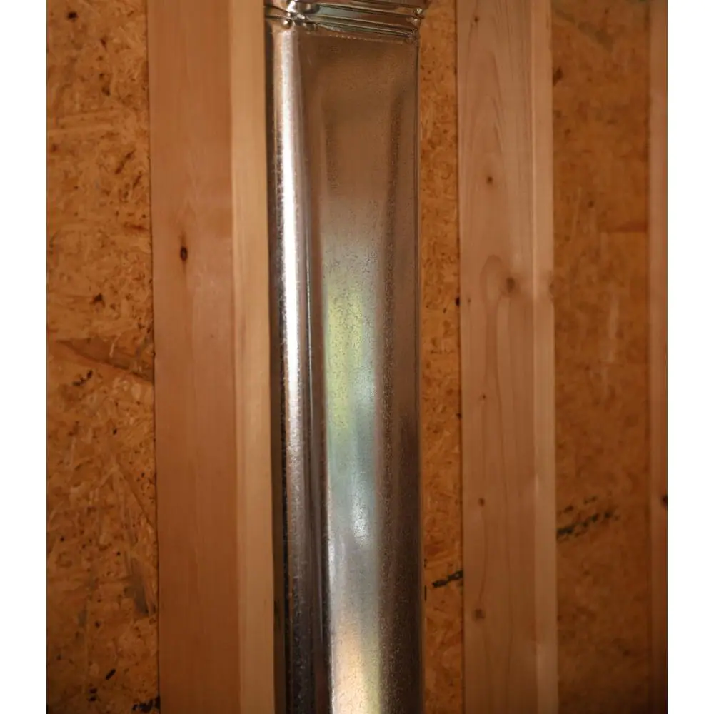 Master Flow 6 in. x 5 ft. Oval Duct Pipe
